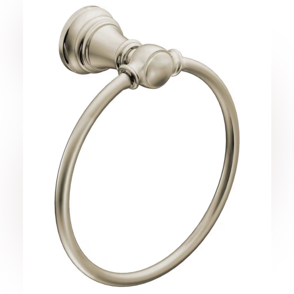 Moen Polished Nickel Towel Ring Weymouth